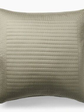 NWT West Elm Tencel Pick Stitch Euro Sham - Set of 2